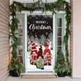 thumbnail image 4 of Beautynvta Christmas Door Cover, 35''x71'', Christmas Gnomes Front Door Cover Hanging Door Banner Cute Gnomes Merry Christmas Backdrop Christmas Party Hanging Decoration, 4 of 9