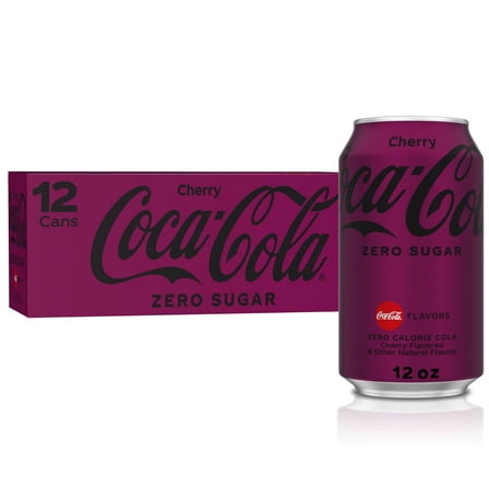 Coca-Cola Cherry Zero Soda - 12pk/12 fl oz Cans