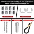 thumbnail image 4 of Kit de reparación de roscas de bujías CLLOMAGY 38900 para Ford Triton, 4 of 8