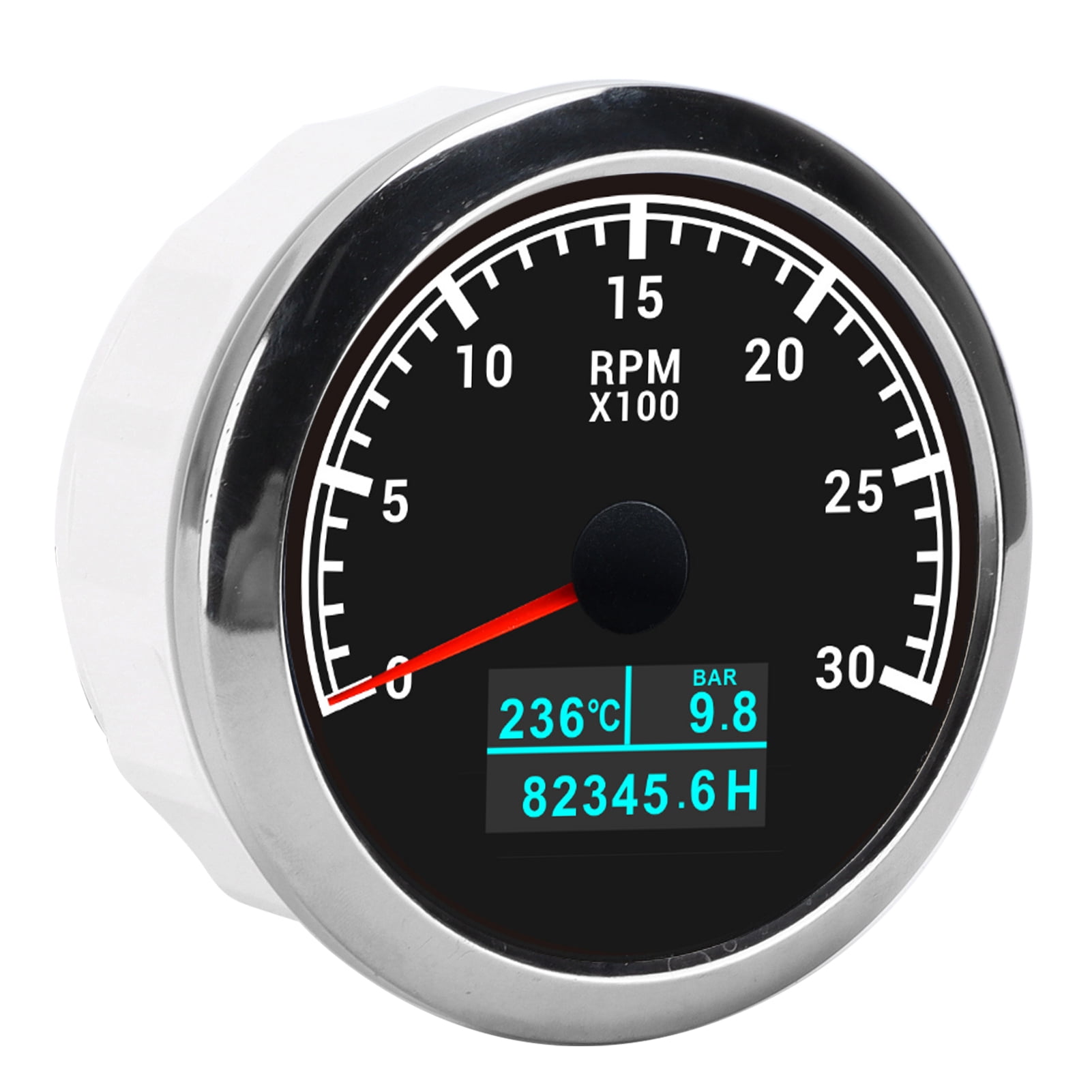 Pointer Tachometer, Marine Tacho Gauge Low Power Consumption High