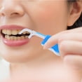 thumbnail image 4 of Estante dental reemplazable del hilo dental del tenedor del hilo dental del carrete 1pc incorporado del reemplazo del hilo dental dental con 30 metros de hilo dental (azul), 4 of 8