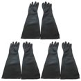 thumbnail image 1 of 3X Gants de Sablage pour Armoire à Sable 60X20cm, 1 of 6