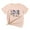 Khaki, variant on Kids Tshirts Letter Printed Short Sleeve Crewneck Casual Summer Shirts Graphic T Shirt for Girls 9-10 Years