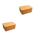 thumbnail image 2 of Billuyoard Cesta para debajo del estante de alta capacidad para almacenamiento organizado - Cestas de almacenamiento debajo del estante cubierto de oro 26*18*8cm 2Conjunto, 2 of 6