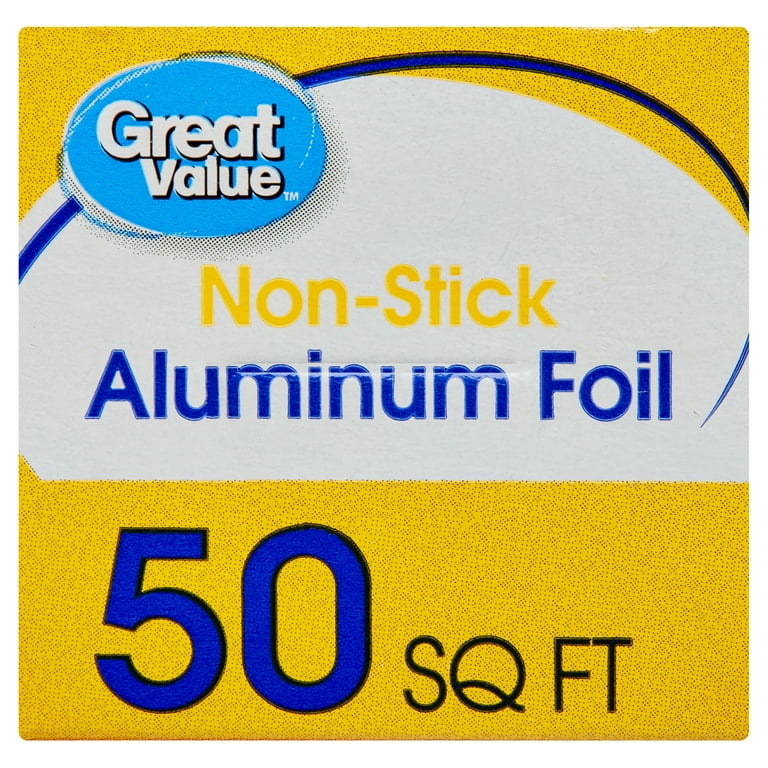 Great Value Heavy Duty Aluminum Foil, 50 sq ft