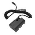 thumbnail image 3 of E6 Dummy Battery, 35-90cm Cable 8.4V 2A Latest Stable Decoded Dummy Battery  For 5D4 6D2 7D Camera, 3 of 8