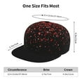 thumbnail image 4 of Hirioo Red Glitter1 for Baseball Cap Men Cap Flat Brim for Men Women Teens Adjustable Baseball Cap, 4 of 7