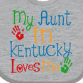 thumbnail image 4 of Inktastic My Aunt in Kentucky Loves Me Boys or Girls Baby Bib, 4 of 4