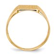 thumbnail image 2 of 14k Yellow Gold 9.5x8.0mm Signet Ring, 2 of 9