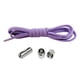 thumbnail image 3 of Cordones elásticos sin atar, 2 unidades, hebilla semicircular, sin atar Violeta, 3 of 9