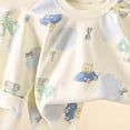 thumbnail image 4 of UAYOTSE Baby Toddler High Waist Cotton Sleep Set Animal Theme Printed Long Sleeve Top and Pant for Unisex Kids Size 6-12 Months, 4 of 4