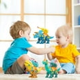 thumbnail image 3 of Ensemble de Jouets Modèle de Dinosaure DIY Blocs de Construction Combinaison Éducatif 3-7 Ans Enfants, 3 of 7