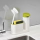 thumbnail image 1 of Soap Dispenser Pump,CHENKE 2 in 1 Soap Dispenser Pump and Sponge Holder Refillable Soap Dispenser Kitchen Countertop Liquid Soap Dispenser for Kitchen, 1 of 5