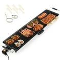 thumbnail image 1 of Gymax 35'' Extra Large Electric Griddle w/ Adjustable Temperature Thermostats Drip Tray, 1 of 10