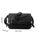 thumbnail image 2 of Bolso de hombro impermeable de gran capacidad para trabajo y viaje, bolso bandolera negro con múltiples compartimentos, bolso de mensajero liviano de 11.42x8.66x3.15in para hombres y mujeres, 2 of 5