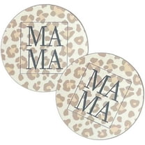 Leopard Mama Cardstock Cutouts for Freshies  12 Pack  2.5" Inch Circles  Freshie Supplies  Western Designs