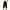 Black pants for women, variant on Usmixi Womens Plus Size Capris Pants Casual Solid Drawstring Elastic Waist Cropped Trousers Summer Lightweight Straight 3/4 Pants with Pocket Black XXL