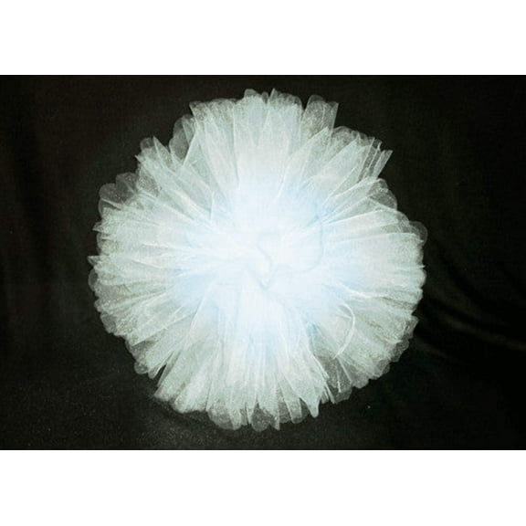 Firefly Imports Tulle Pom Pom Ball Centerpiece 12-Inch Blue 4-Pack