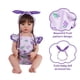 thumbnail image 2 of Set de ropa para muñeca Reborn Baby Doll de 17 a 22 pulgadas con diadema, 2 of 7