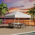 thumbnail image 6 of 10x10 Pop Up Canopy Tent with 4 Waterproof Sidewalls,Instant Setup Portable Outdoor Canopy for Camping,Beach,Backyard,Party - Includes Carry Bag,Stakes & Guy Ropes, 6 of 7