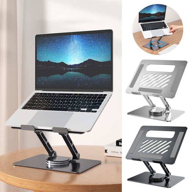 Ganfancp Soporte de Portátil de Aleación de Aluminio Soporte Giratorio Soporte de Portátil Radiador de Portátil Liquidación 1X Soporte para Portátil