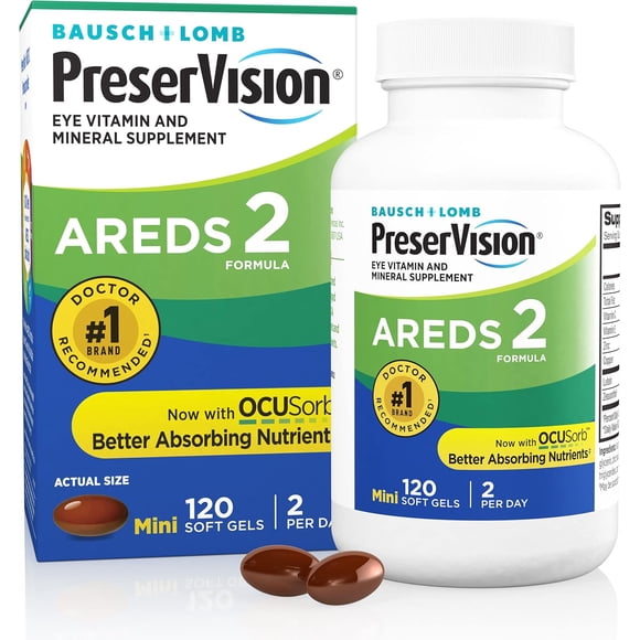 Preservision Areds 2 Formula Eye Vitamin 120 Mini Softgels