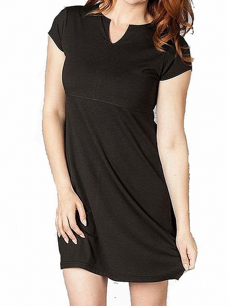black t shirt dress walmart