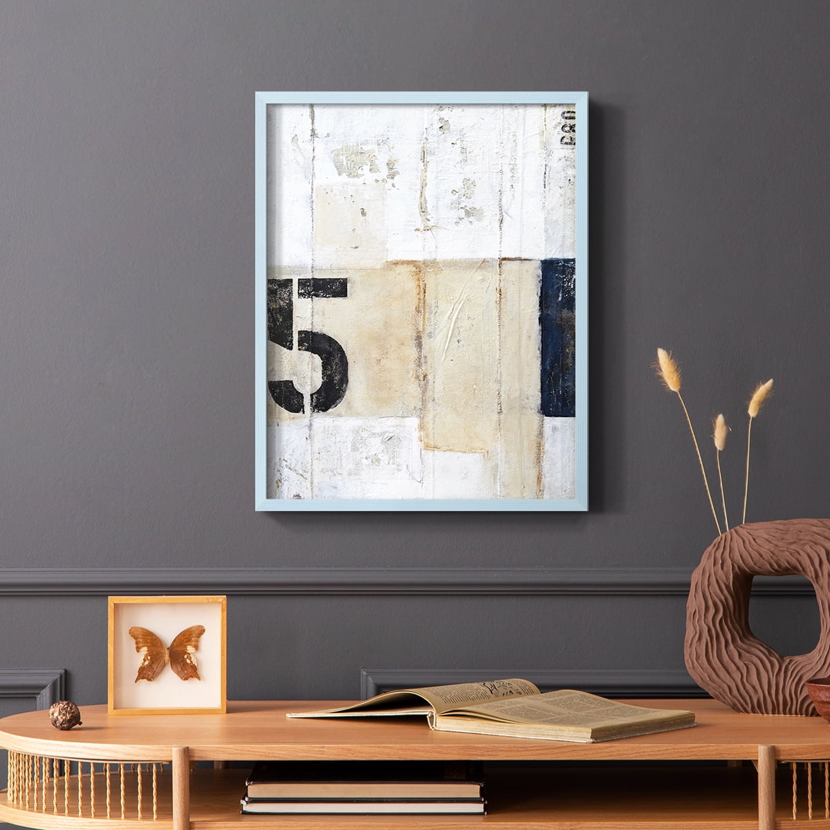 5th Row in Paper Solid Wood 8 x 10 Framed Print