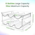thumbnail image 3 of Organizador de botellas de agua Spospo para armario, 2 paquetes, 3 of 6