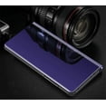 thumbnail image 3 of case for Samsung Galaxy F62 Makeup Mirror Phone Case, Galaxy M62 Luxury Clear View Smart Window Screen Display Case Support Wireless Charging Flip Phone Cover for Samsung Galaxy F62 5G QH Purple, 3 of 10