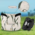 thumbnail image 6 of Haosy Minimalist Snowdrop Golf Mallet Putter Cover Strong Magnetic Leather Golf Club Headcover Closure, 6 of 7