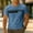 #Blue, variant on DPTALR George Men's Casual Short Sleeve T-Shirts,Regular Fit Crewneck,Summer Graphic Tops with Pocket,Blue,Big and Tall Men XL