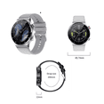 thumbnail image 5 of Reloj Inteligente para Hombre Bluetooth Plateado, 5 of 5