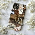 thumbnail image 5 of Western Cowboy Collage Phone Case, Rodeo and Cowgirl Vintage Country Design, Rustic Aesthetic Protective Cover for iPhone 17 16 15 14 13 12 11 Pro Max Plus Mini, 5 of 6