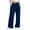 *Navy, variant on ClodeEU Women's Soft Wide Leg Pants，High Waist Pants with Pockets Army Green,Womens Plus L