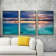 thumbnail image 2 of IDEA4WALL 3 Piece Framed Canvas Wall Art for Living Room, Bedroom Lake Tahoe Canvas Prints for Modern Home Decoration Ready to Hang, 2 of 4