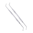thumbnail image 1 of Milisten 2PCS Stainless Steel Toenail Nail Cleaner Double-Side Cuticle Spoon Pusher Toenail Remover Tool, 1 of 6