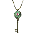 thumbnail image 1 of Little Lotus Summer Sunshine Key Necklace Pendant Tray Embellished Chain, 1 of 3