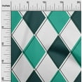 thumbnail image 2 of oneOone Silk Tabby Sea Green Fabric Argyle Sewing Craft Projects Fabric Prints By Yard 42 Inch Wide, 2 of 4