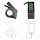 thumbnail image 4 of Medidor De Bicicleta Led Promocionado Automáticamente Mini Kt-Lcd4 Pantalla Accesorios Para Bicicletas Eigraketly OD016046-02, 4 of 6