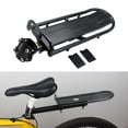 thumbnail image 2 of Rear Bike Rack Retractable Design Universal Strong Bearing Capacity Rust Resistant Bike Cargo Rack for Cycling, 2 of 7