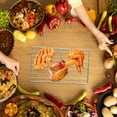 thumbnail image 4 of Phenofice Small Cooking Rack Rectangle Mesh Design Cooling Rack for Bacon 1Pcs, 4 of 8