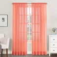 thumbnail image 5 of No. 918 Millennial Emily Solid Sheer Rod Pocket Single Curtain Panel, 5 of 7