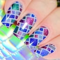 thumbnail image 4 of Whats Up Nails - Stained Glass Vinyl Stencils Nail Art Design, 4 of 15