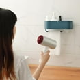 thumbnail image 5 of Hair Dryer Holder Wall Mounted,Hair Tools and Styling Organizer with Towel Bar,Punch Free Hair Dryer Holder Toilet Self Adhesive,Hair Appliance Holder for Flat Iron,Curling Wand,Towel Rack, 5 of 6