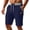 AC03-Dark Blue, variant on Men'S Shorts Casual Relaxed Fit Drawstring Elastic Waist Short Trendy Stretch Summer Beach Vacation Shorts With Pockets Beige 2XL