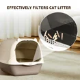 thumbnail image 7 of Lightweight Portable Cat Litter Box, Large Capacity Foldable Travel Litter Box for Travel, Foster & Outdoor Use, 7 of 7