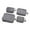 Gray 【1X Four-Piece Storage Bag Set】, variant on Travel Luggage Storage Set, 4-Piece Polyester Bag System, Portable Sorting Bags, Handheld Organization, Modern Style, Family Travelers, Vacation Packing, Sopatenor