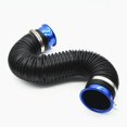thumbnail image 4 of 75mm Offroad Cold Air Intake Pipe Inlet Hose Pipe Car Flexible Extensible Blue, 4 of 4
