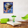 thumbnail image 3 of Águila 5D DIY redondo completo taladro diamante pintura bordado Kits costura Likrtyny Arte deco, 3 of 9